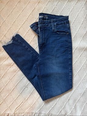 Old Navy Dark Indigo Rockstar Super Skinny High-Rise Jeans